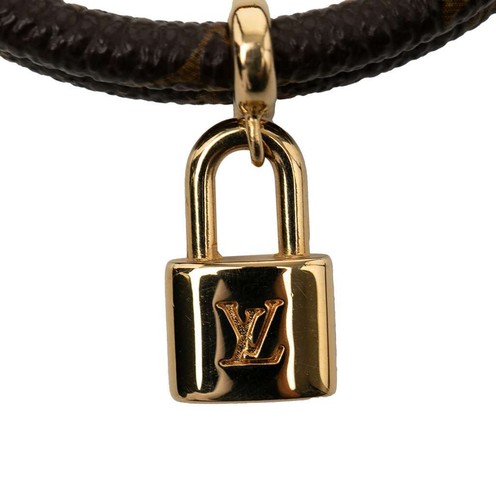Louis Vuitton Monogram Keep It Twice Bracelet 19 Brown Very good condition - Box View