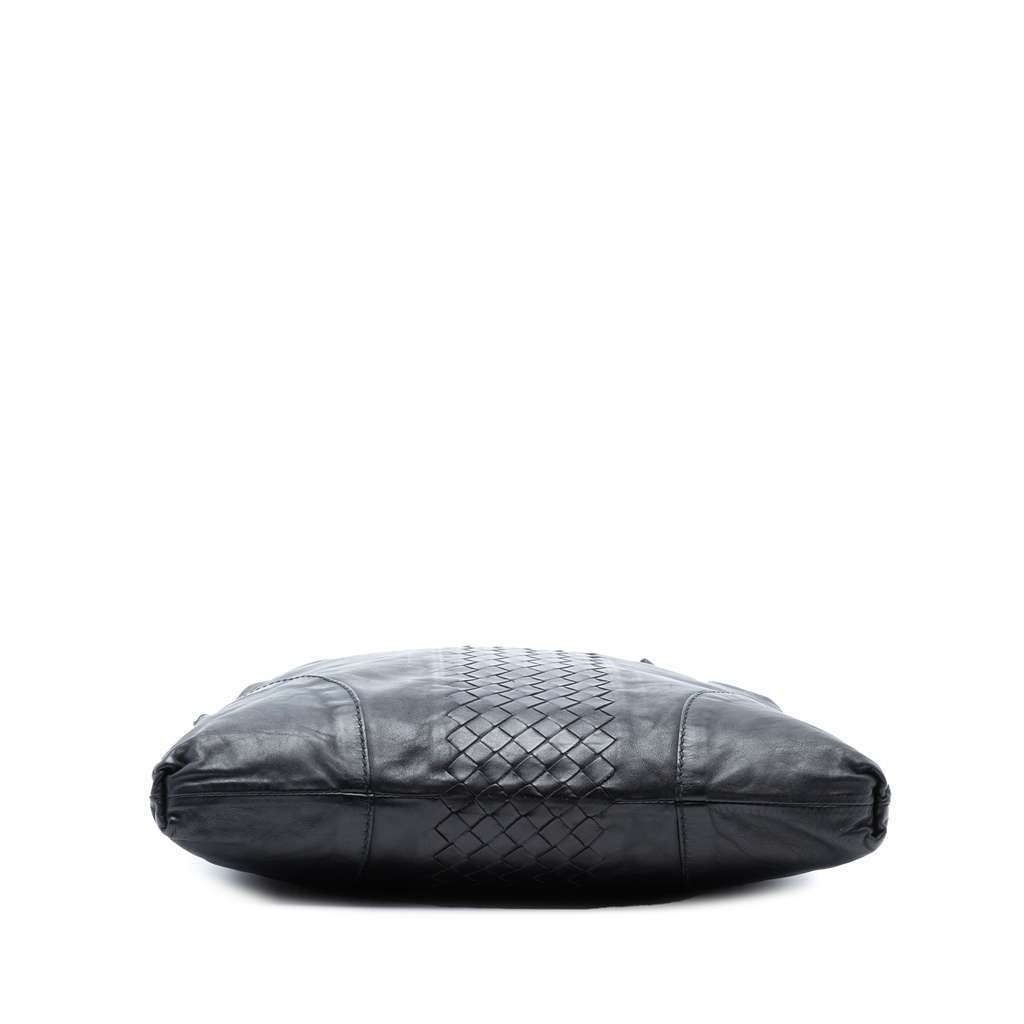 Bottega Veneta Intrecciato Trimmed Nappa Convertible Tote Black Leather Very good - Inside View