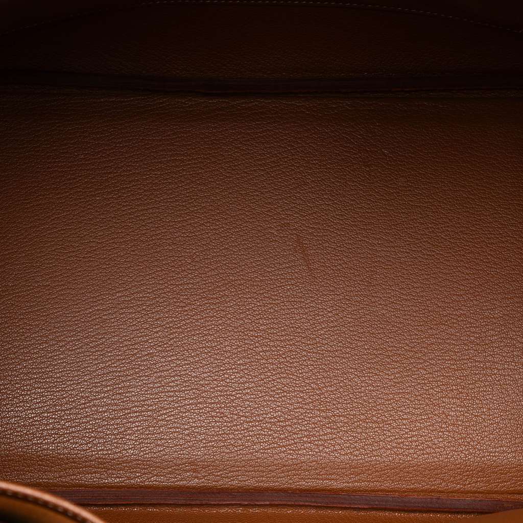 Hermès Courchevel Birkin Retourne 35 Brown Leather Good condition - Model View