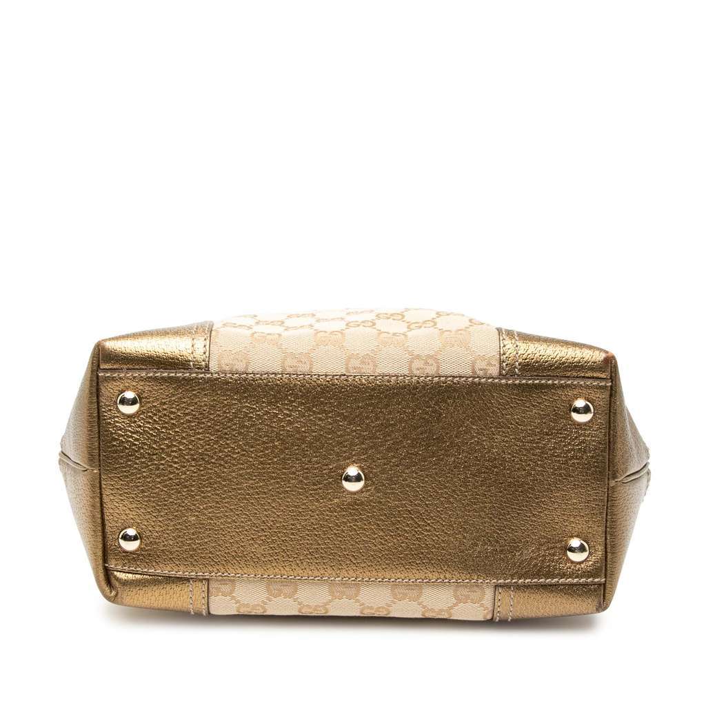 Gucci GG Canvas Princy Tote Brown Canvas Very good - Inside View