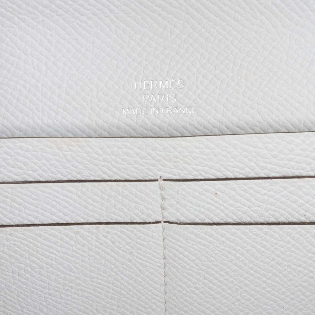 Hermès Epsom Maillon To Go Wallet Grey Leather Very good condition - Box View