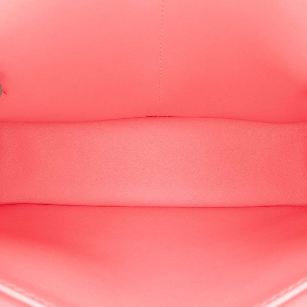 Hermès Mini Swift Halzan 22 Pink Leather Very good condition - Model View