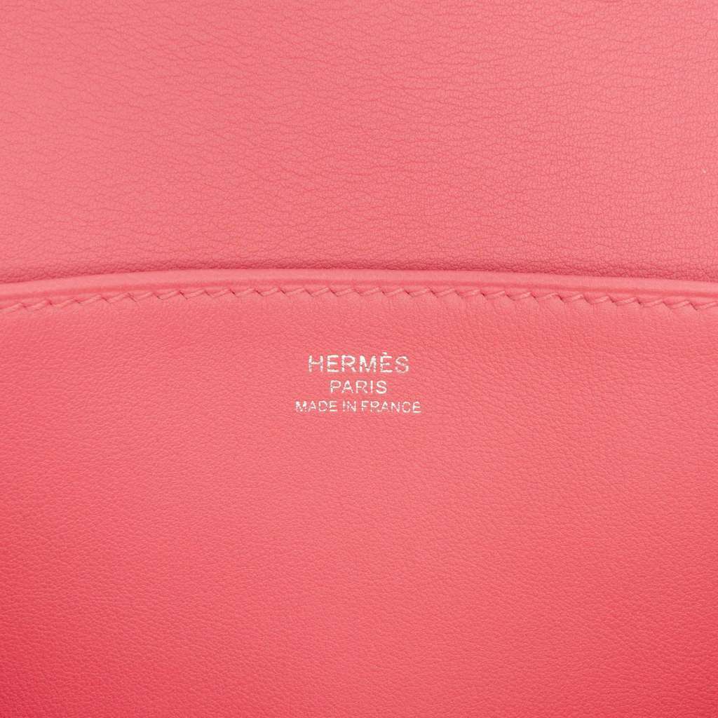 Hermès Mini Swift Halzan 22 Pink Leather Very good condition - Box View