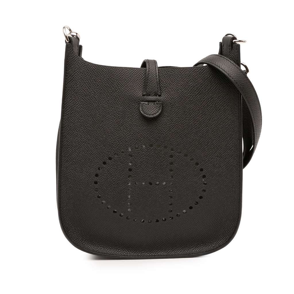 Hermès Epsom Evelyne 16 Sellier Black Leather Very good condition - Front View