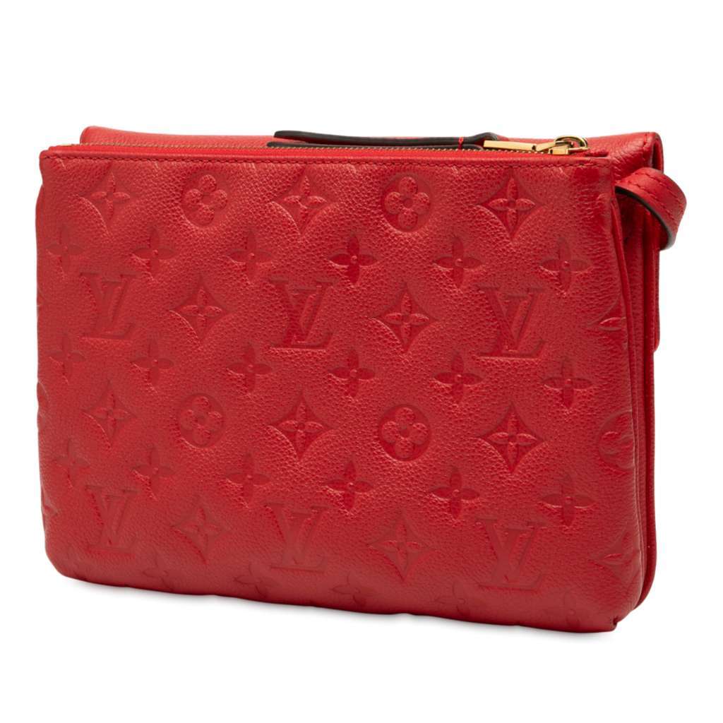 Louis Vuitton Monogram Empreinte Twice Red Leather Very good - Back View