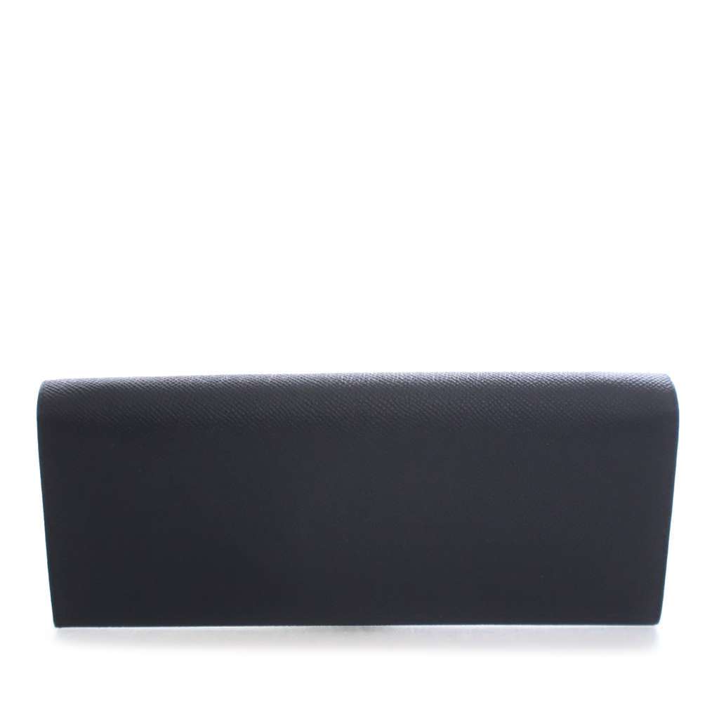 Hermès Epsom Maillon To Go Wallet Black Leather Very good condition - Back View