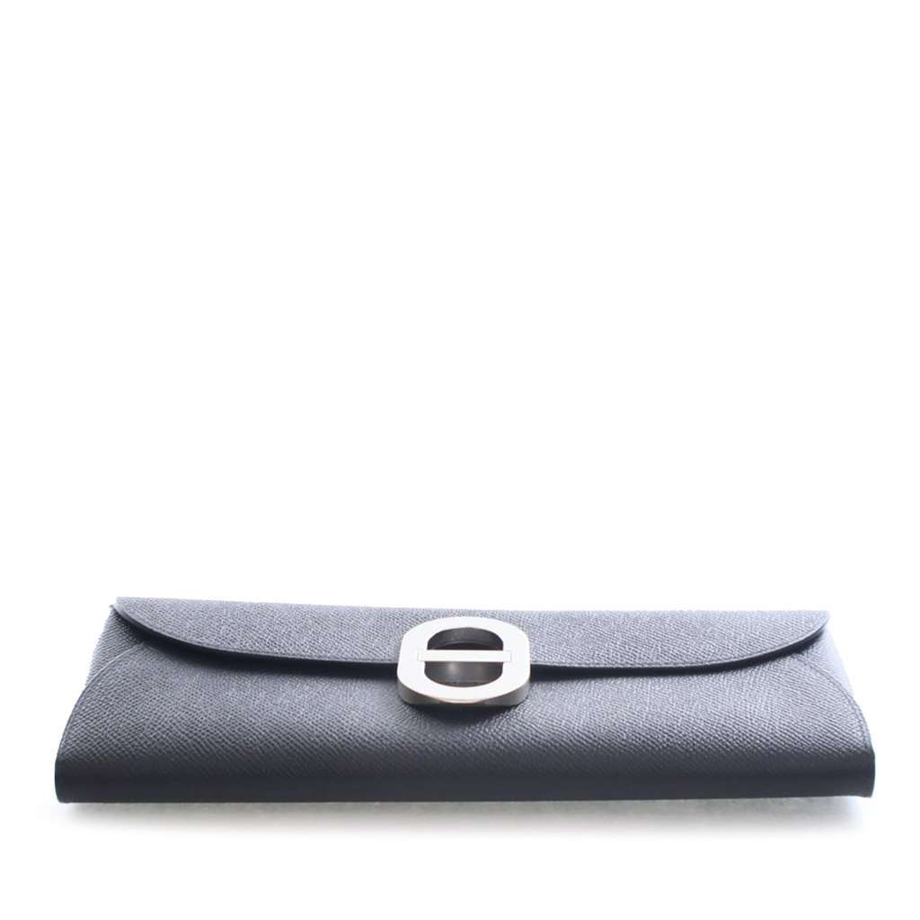 Hermès Epsom Maillon To Go Wallet Black Leather Very good condition - Inside View