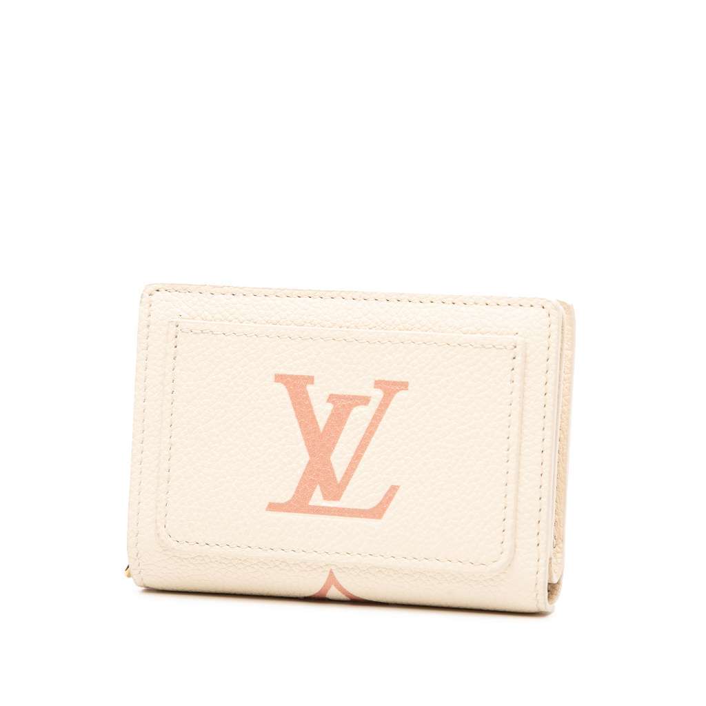 Louis Vuitton Monogram Empreinte Clea Wallet Pink Leather Good - Back View