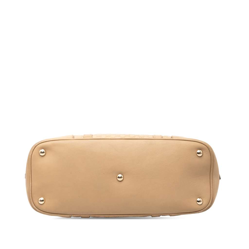 Gucci Small Microguccissima Nice Dome Satchel Brown Leather Very good condition - Inside View