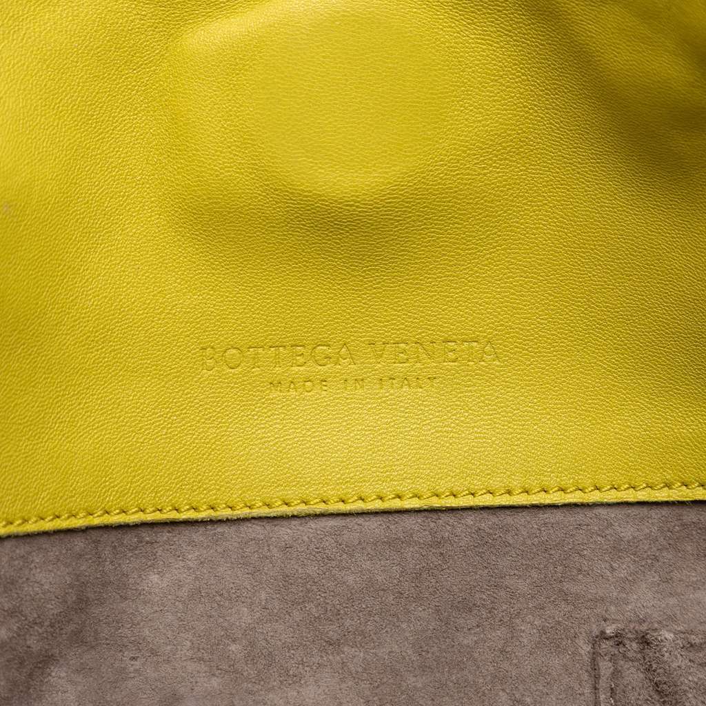 Bottega Veneta Nappa Intrecciato Parachute Tote Yellow Leather Good - Box View