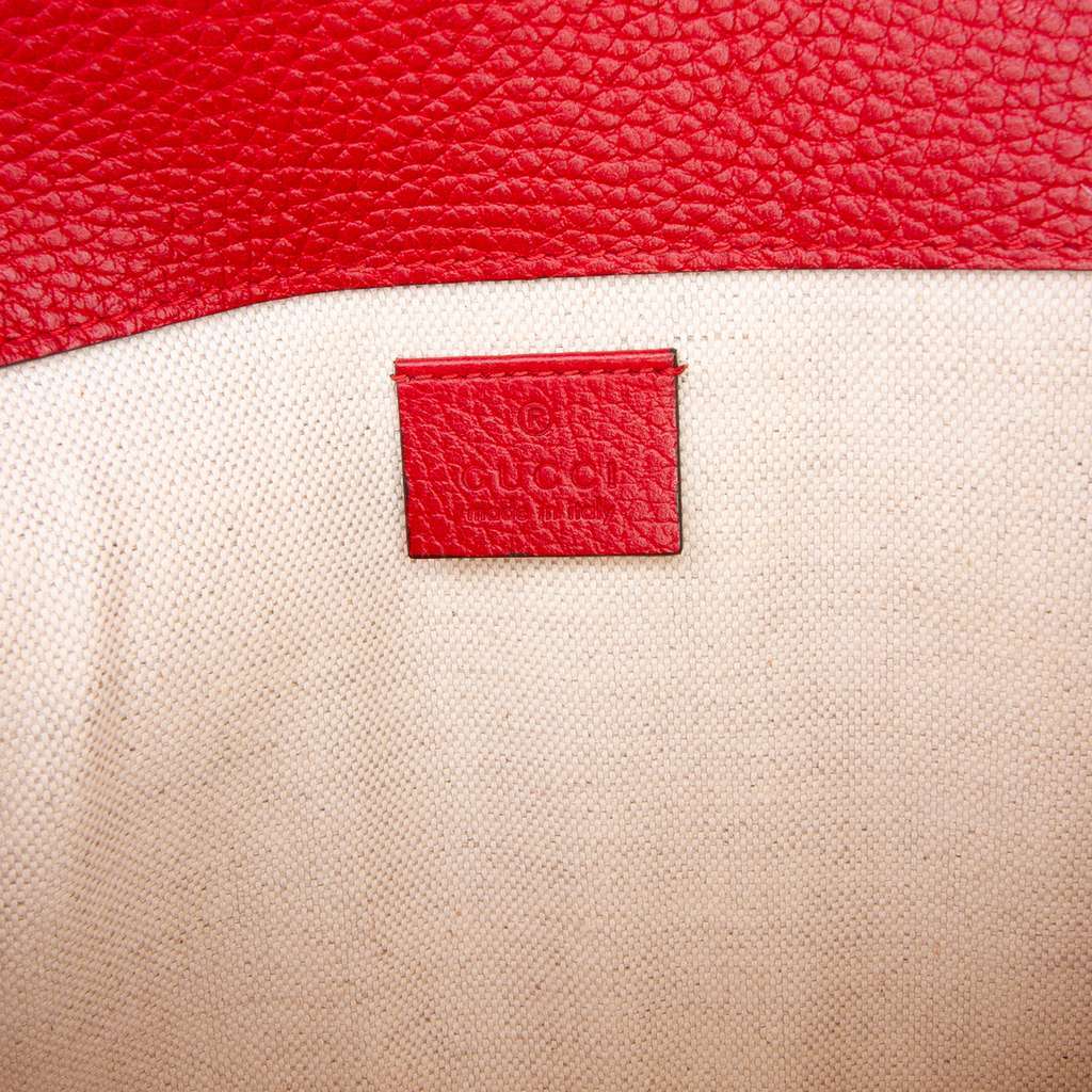 Gucci Small Leather Dionysus Shoulder Bag Red Leather Very good - Box View