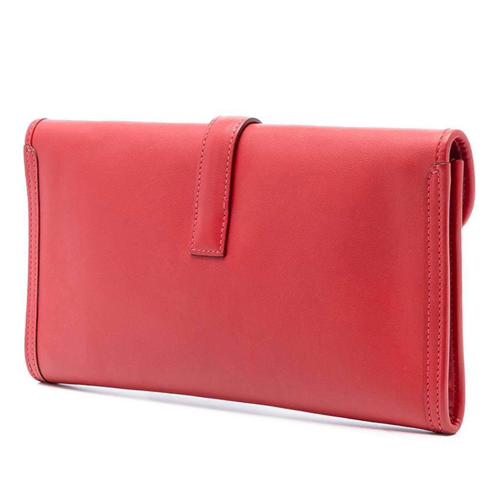Hermès Swift Jige Elan 29 Red Leather Very good condition - Back View