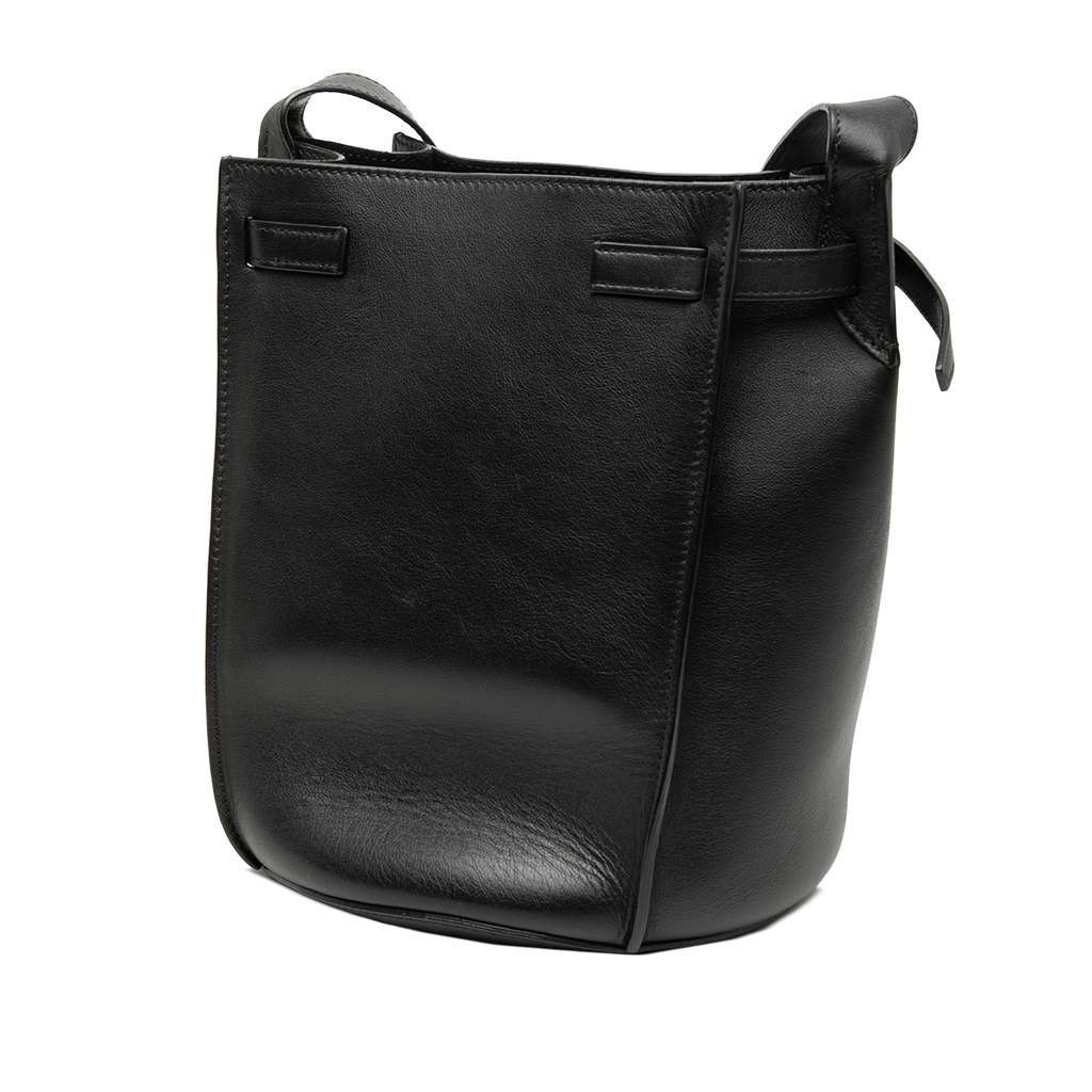 Celine Nano Leather Big Bag Bucket Crossbody Black Leather Very good condition - Back View