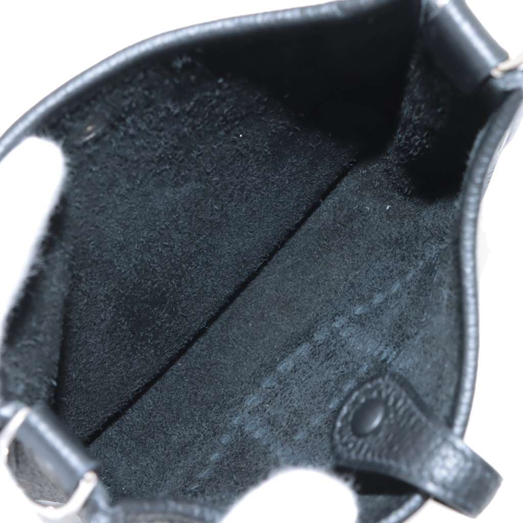 Hermès Clemence Evelyne TPM 16 Black Leather Good condition - Inside View