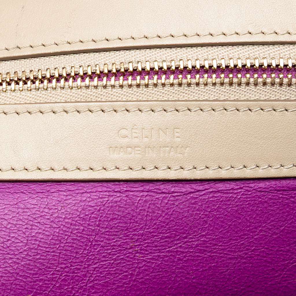 Celine Small Leather Phantom Cabas Tote Brown Leather Very good condition - Box View