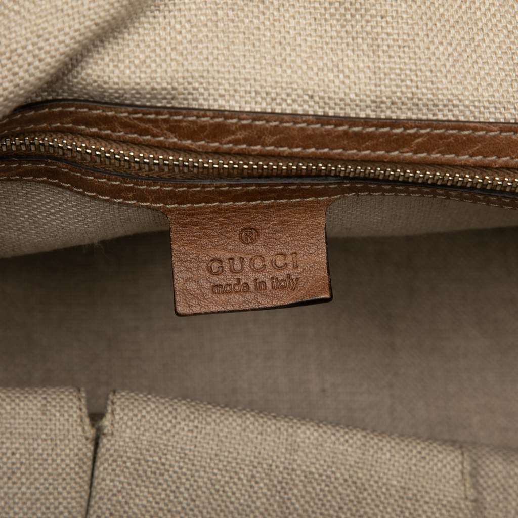 Gucci GG Straw Libeccio Sunset Tote Brown Very good condition - Box View