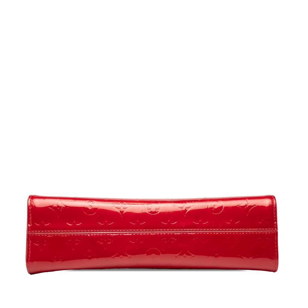 Louis Vuitton Monogram Vernis Roxbury Drive Red Leather Good - Inside View