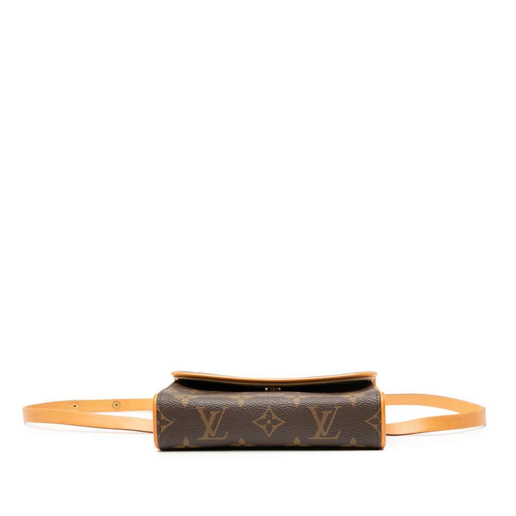 Louis Vuitton Monogram Pochette Florentine Brown Good - Inside View