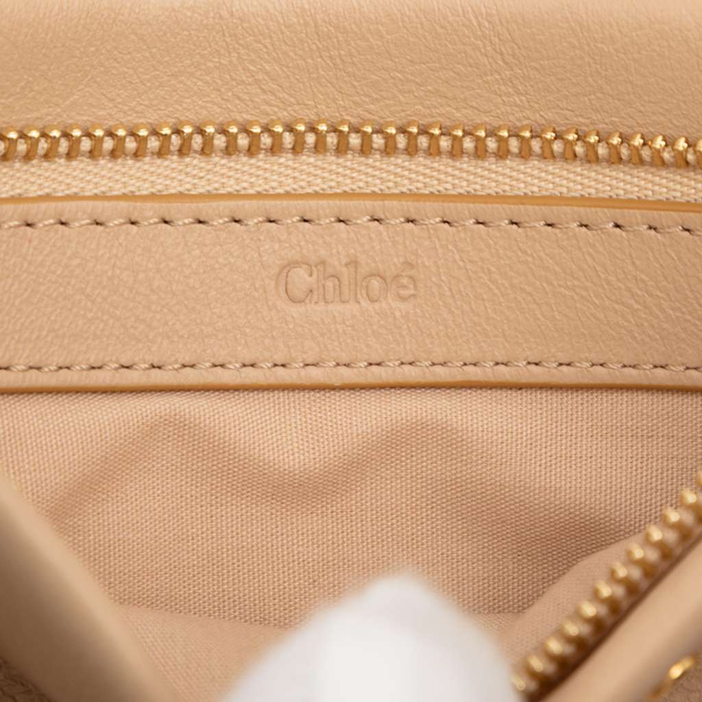 Chloé Mini Leather Roy Clutch Brown Leather Good condition - Box View