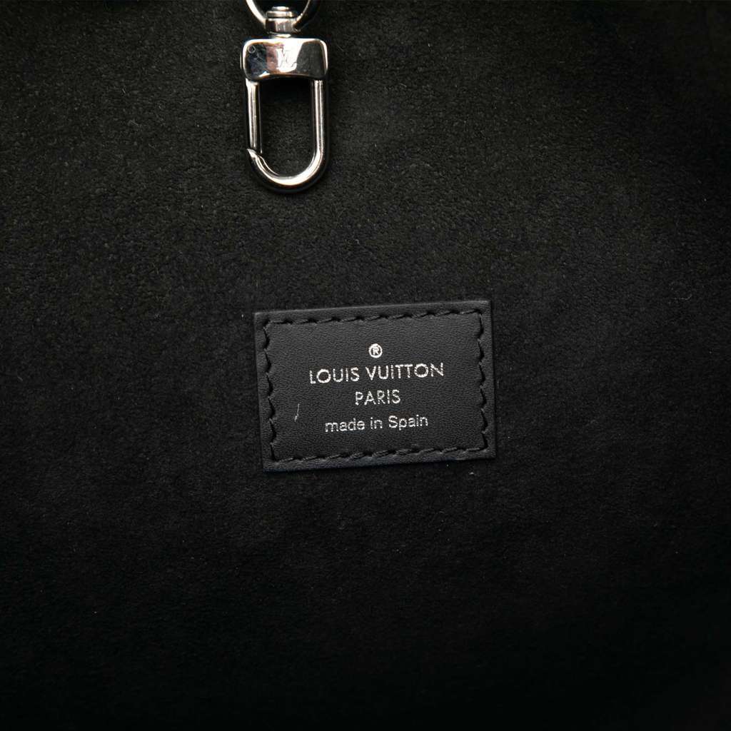 Louis Vuitton Epi Denim Neverfull MM Blue Leather Very good - Box View