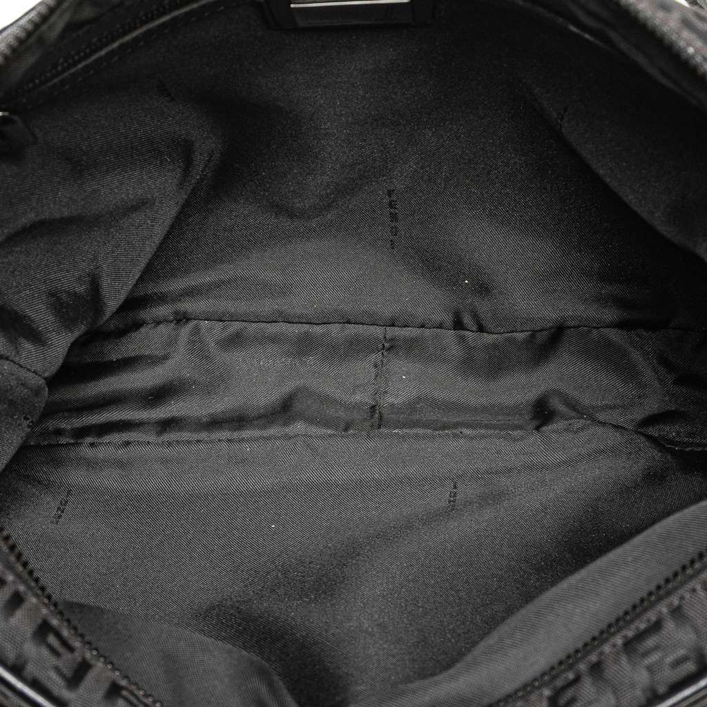 Fendi Zucchino Canvas Crossbody Black Canvas Very good - Model View