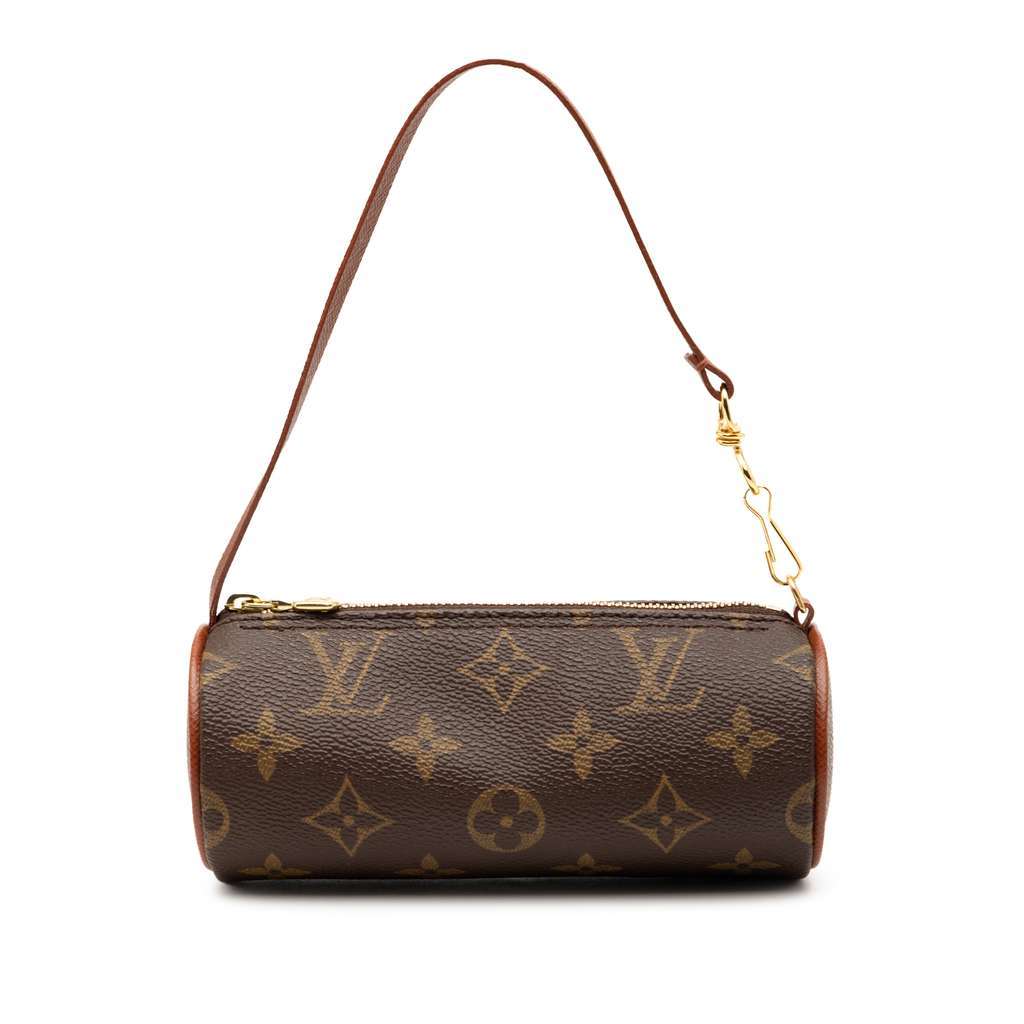 Louis Vuitton Monogram Papillon Pochette Brown Very good - Front View