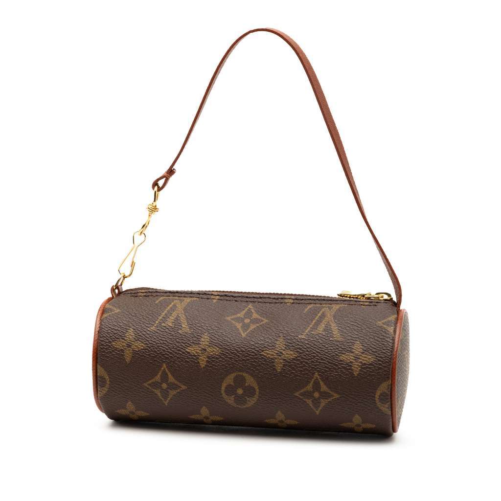 Louis Vuitton Monogram Papillon Pochette Brown Very good - Back View