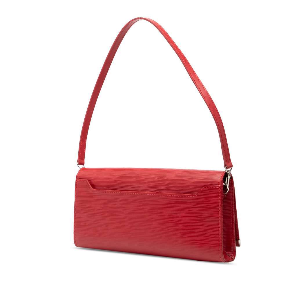 Louis Vuitton Epi Sevigne Clutch Red Leather Very good - Back View