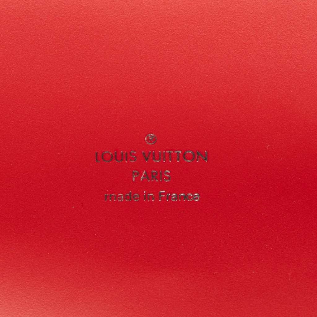 Louis Vuitton Epi Sevigne Clutch Red Leather Very good - Box View