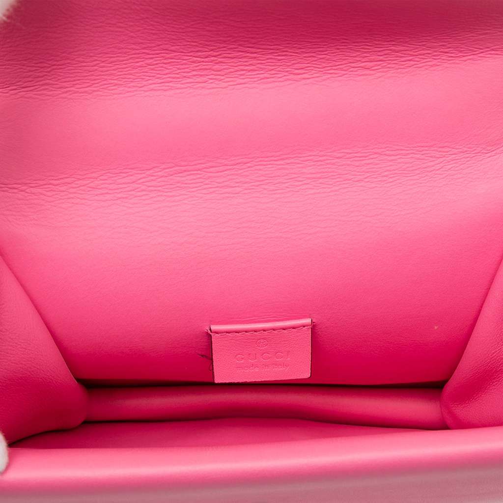 Gucci Small Suede Dionysus Crossbody Pink Leather Very good - Model View