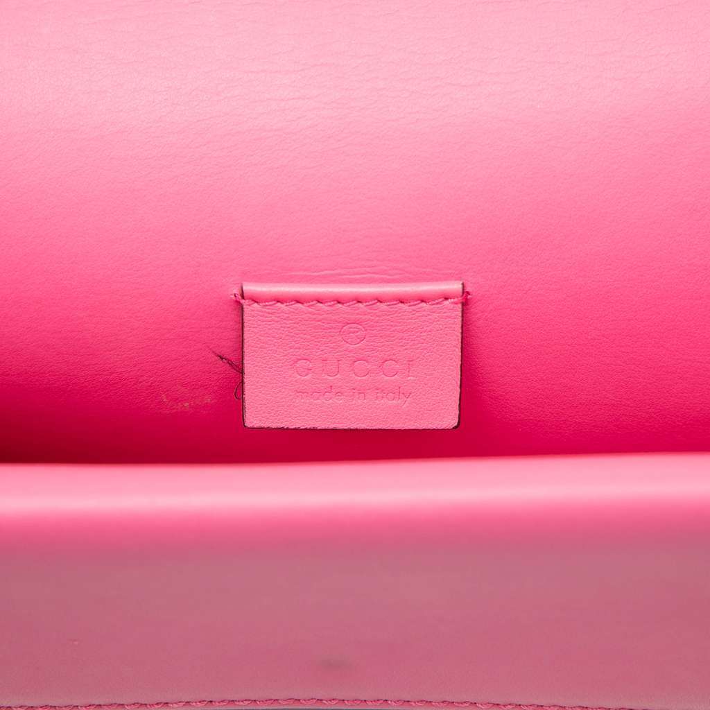 Gucci Small Suede Dionysus Crossbody Pink Leather Very good - Box View