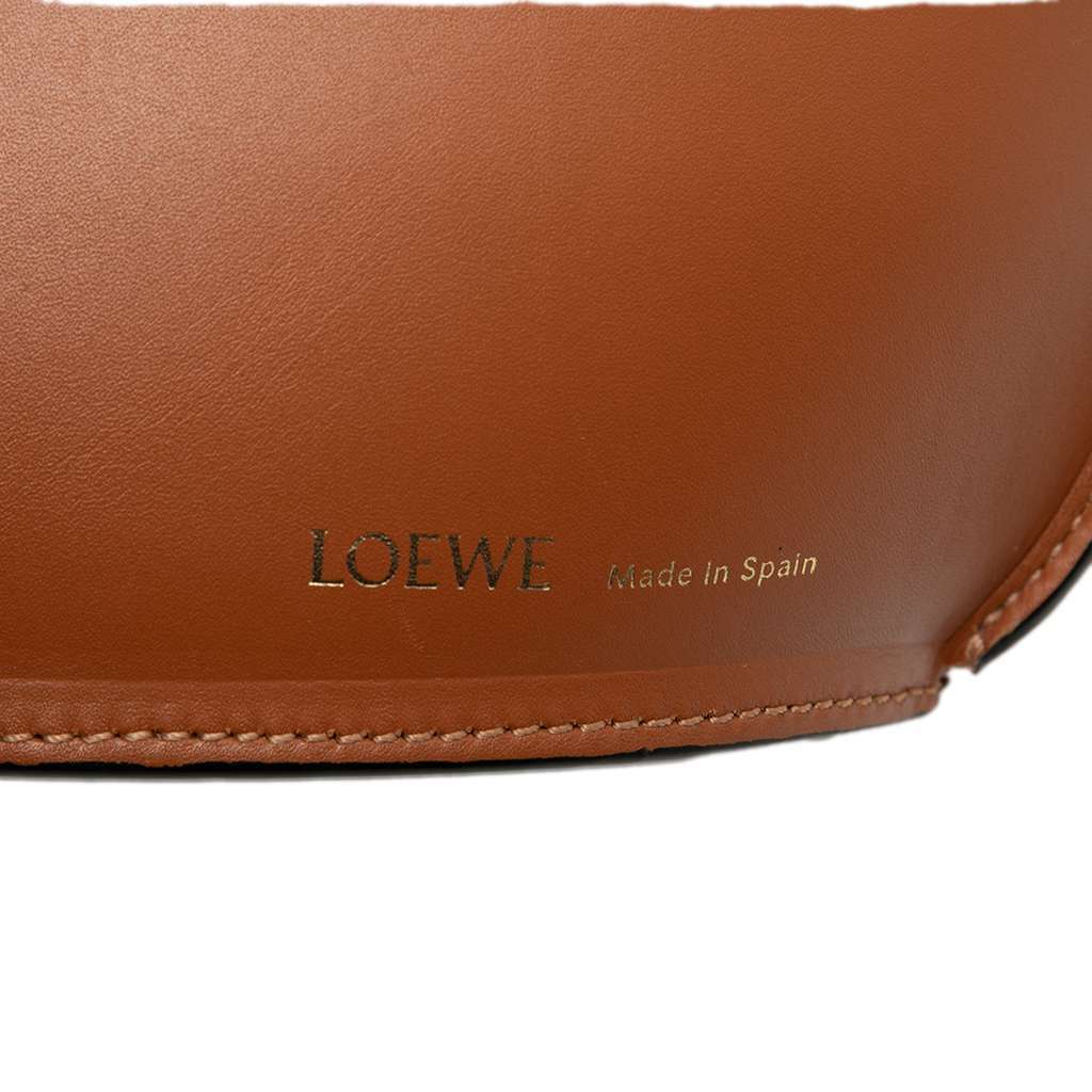 Loewe Leather Molded Bucket Bag Brown Leather Very good condition - Box View