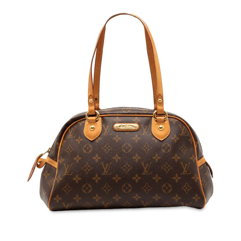 Louis Vuitton Monogram Montorgueil PM Brown Good - Front View