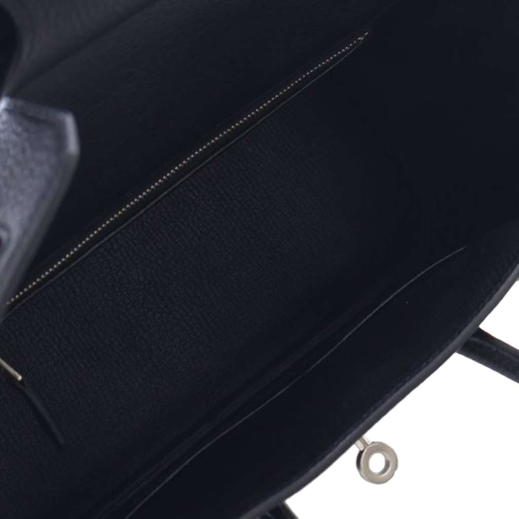 Hermès Togo Birkin Retourne 25 Black Leather Good condition - Box View
