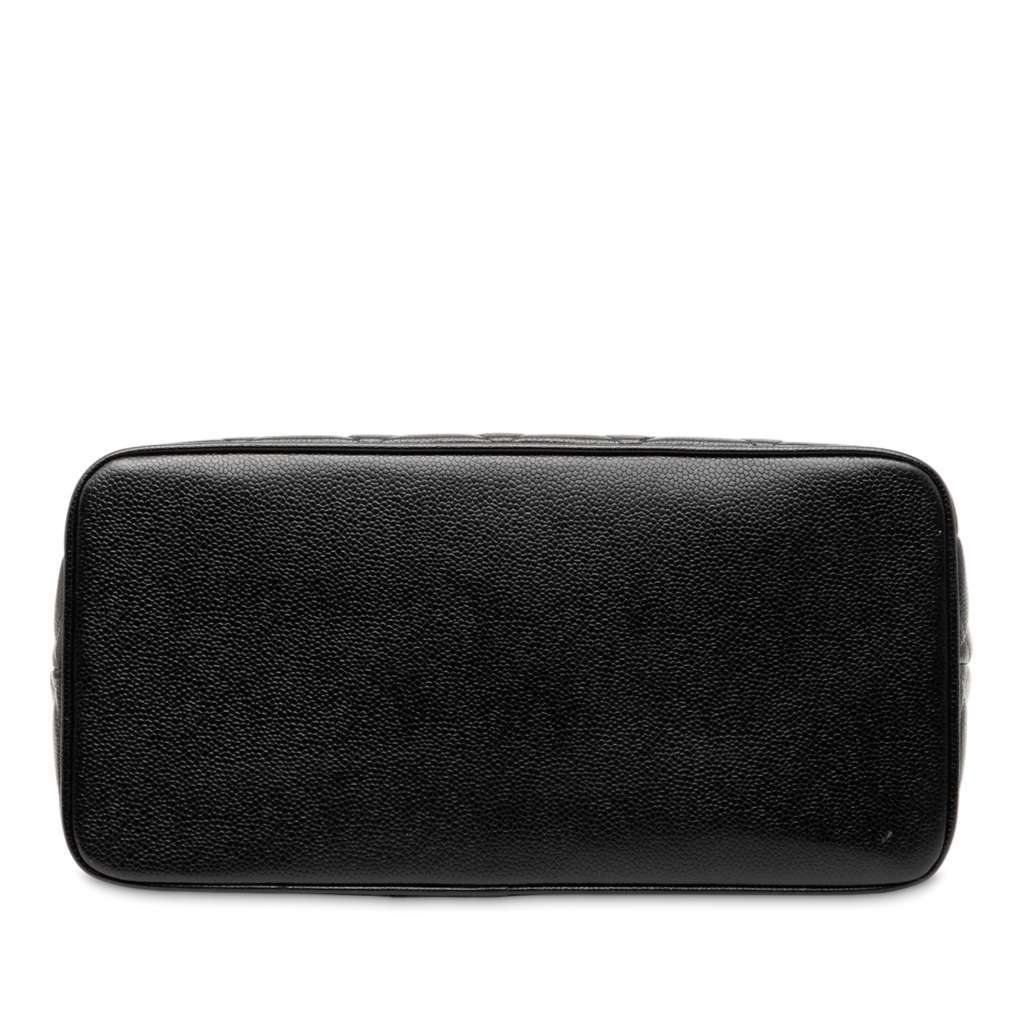 Chanel Caviar Medallion Tote Black Leather Very good - Inside View