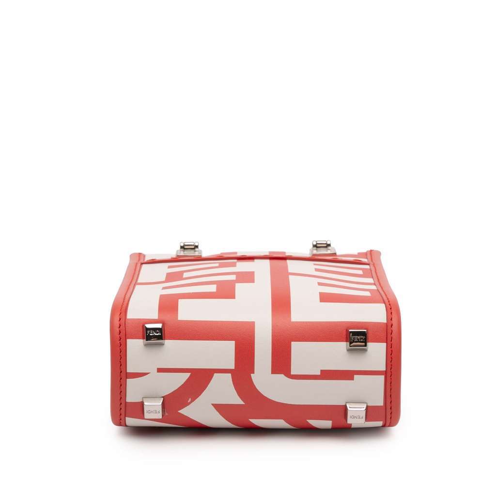 Fendi Marc Jacobs Mini Leather Sunshine Shopper Tote White Leather Very good - Inside View