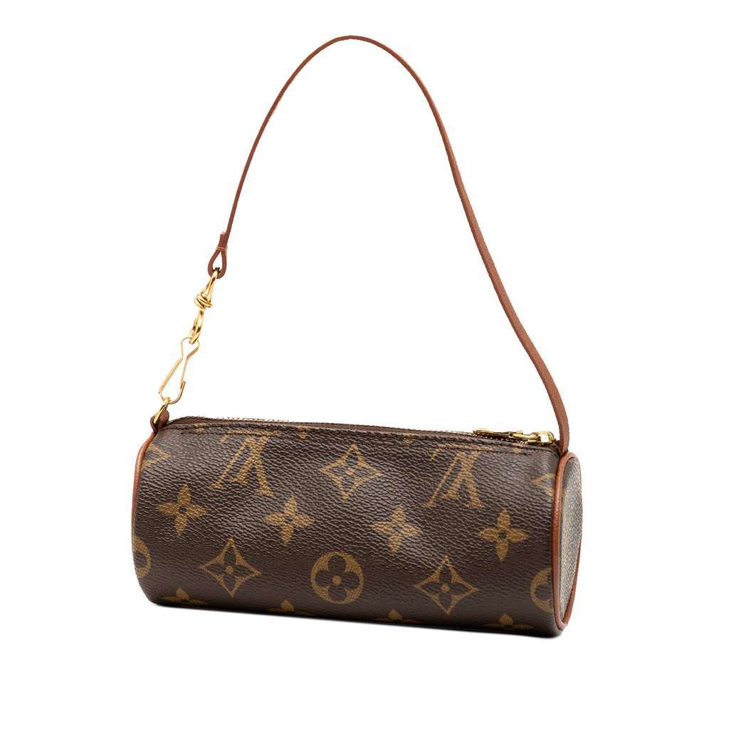 Louis Vuitton Monogram Papillon Pochette Brown Very good - Back View