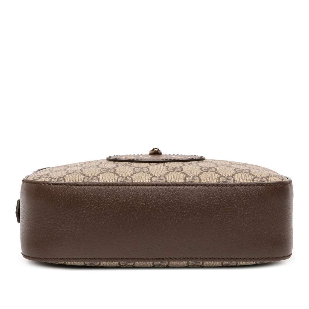 Gucci GG Supreme Web Neo Vintage Crossbody Brown Canvas Good condition - Inside View