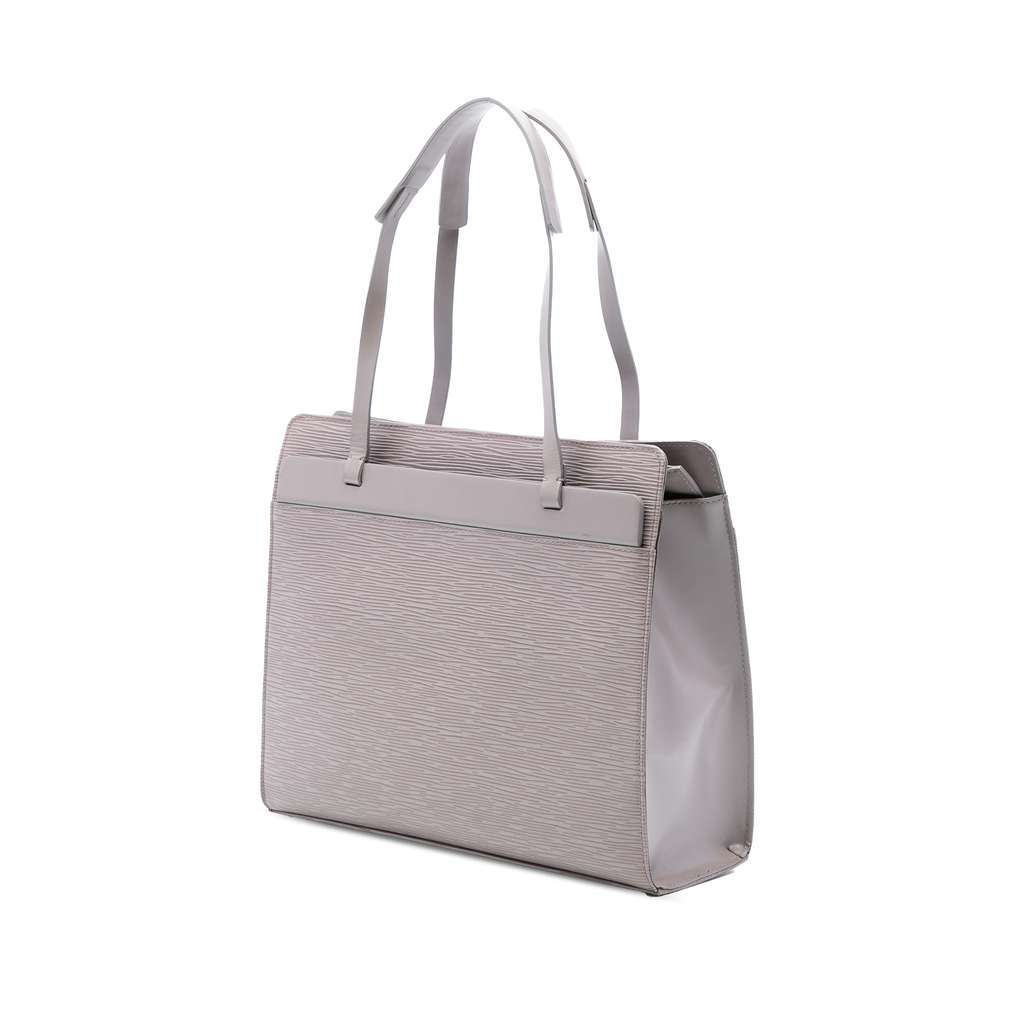 Louis Vuitton Epi Croisette PM Grey Leather Very good condition - Back View