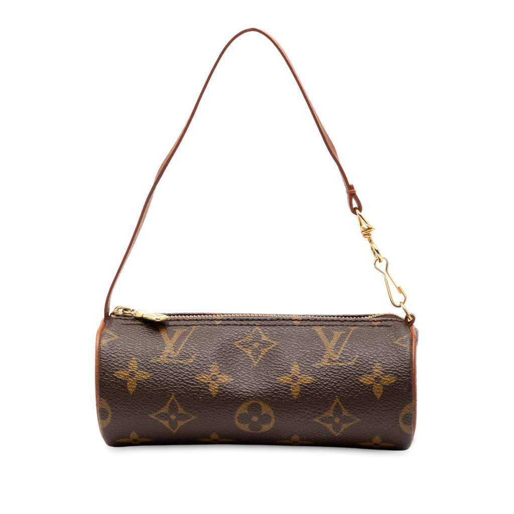 Louis Vuitton Monogram Papillon Pochette Brown Very good - Front View