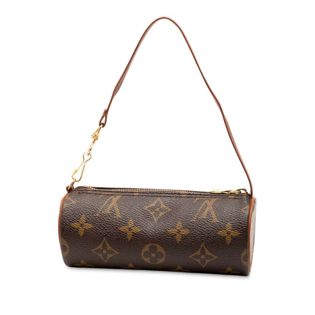 Louis Vuitton Monogram Papillon Pochette Brown Very good - Back View