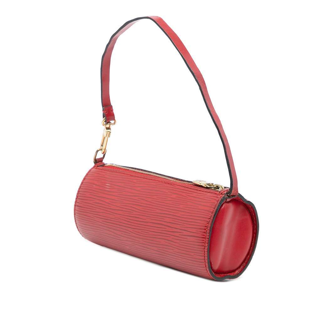 Louis Vuitton Epi Pochette Papillon Red Leather Good - Back View