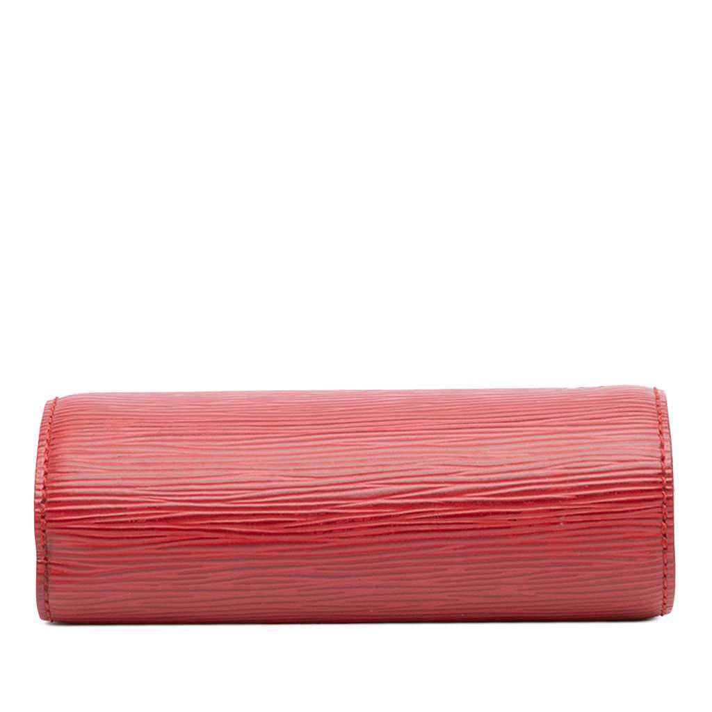 Louis Vuitton Epi Pochette Papillon Red Leather Good - Inside View