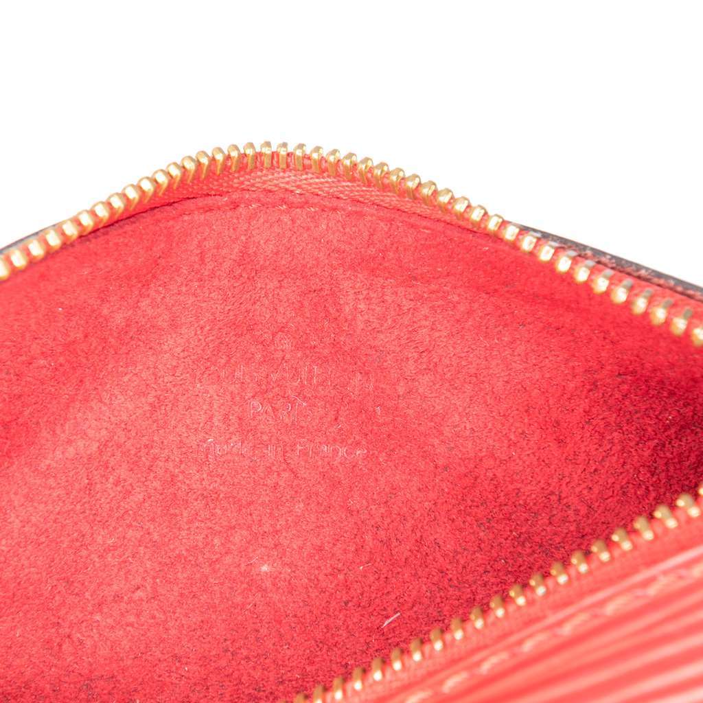 Louis Vuitton Epi Pochette Papillon Red Leather Good - Box View