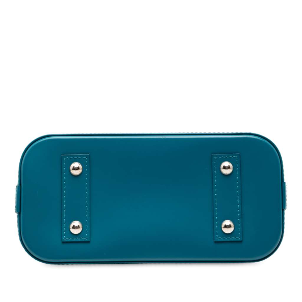 Louis Vuitton Epi Alma BB Blue Leather Good - Inside View