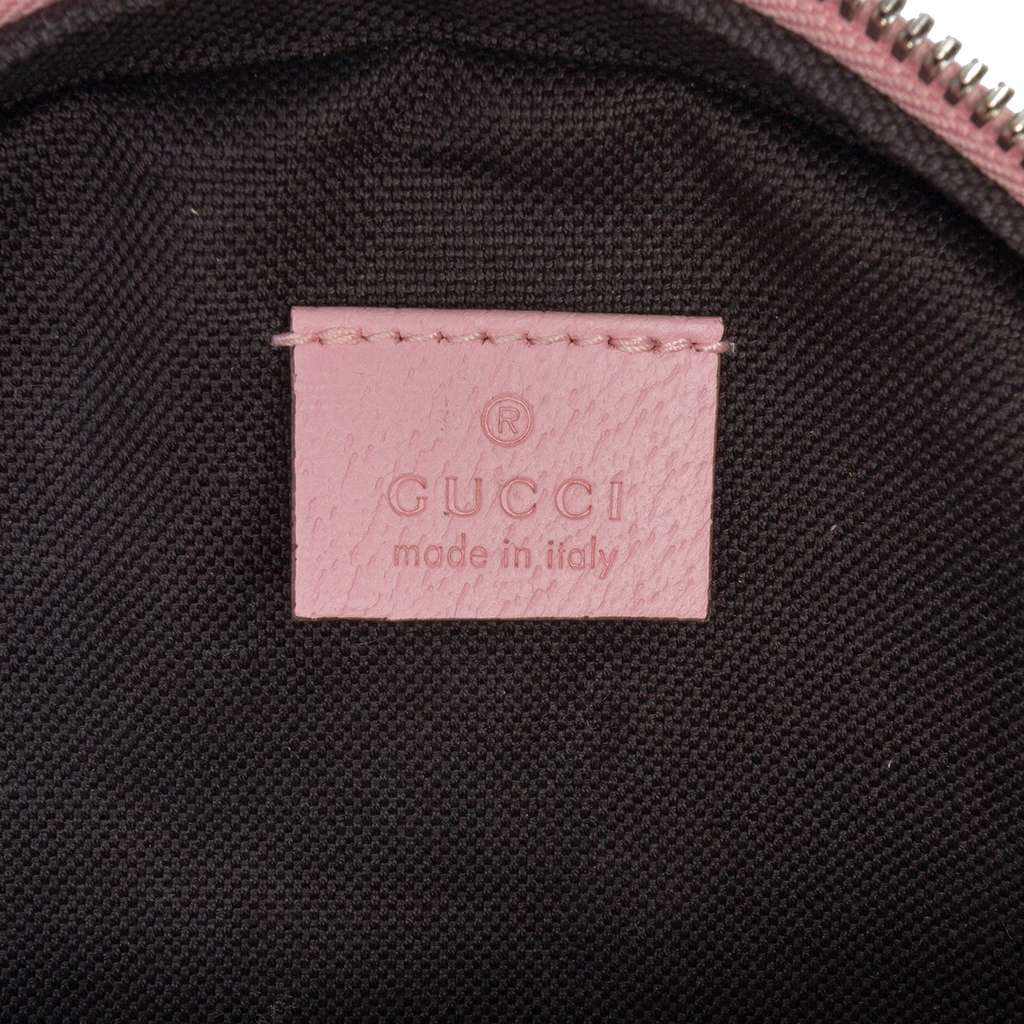 Gucci GG Supreme Psychedelic Round Crossbody Pink Canvas Good - Box View