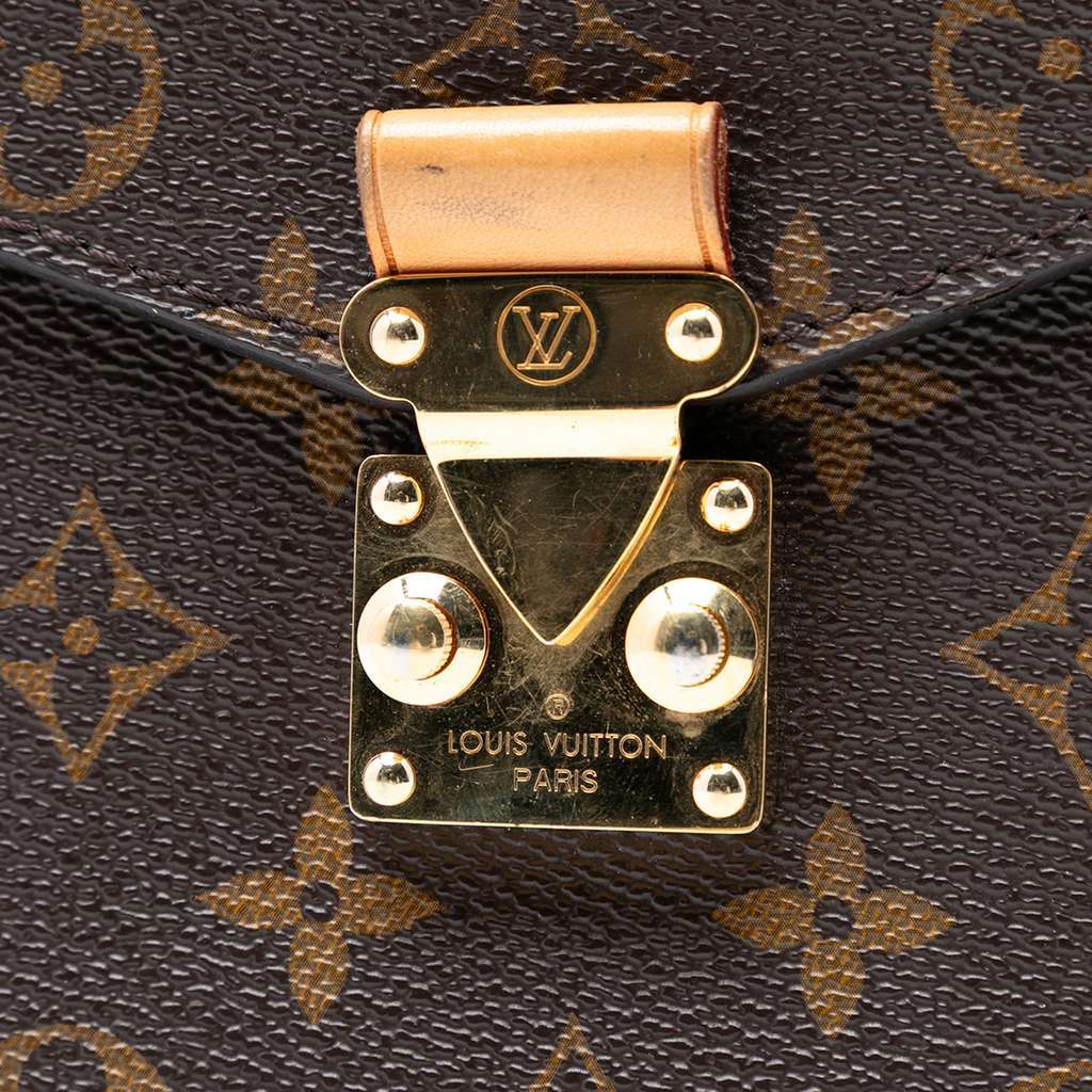 Louis Vuitton Monogram Pochette Metis Brown Good - Box View