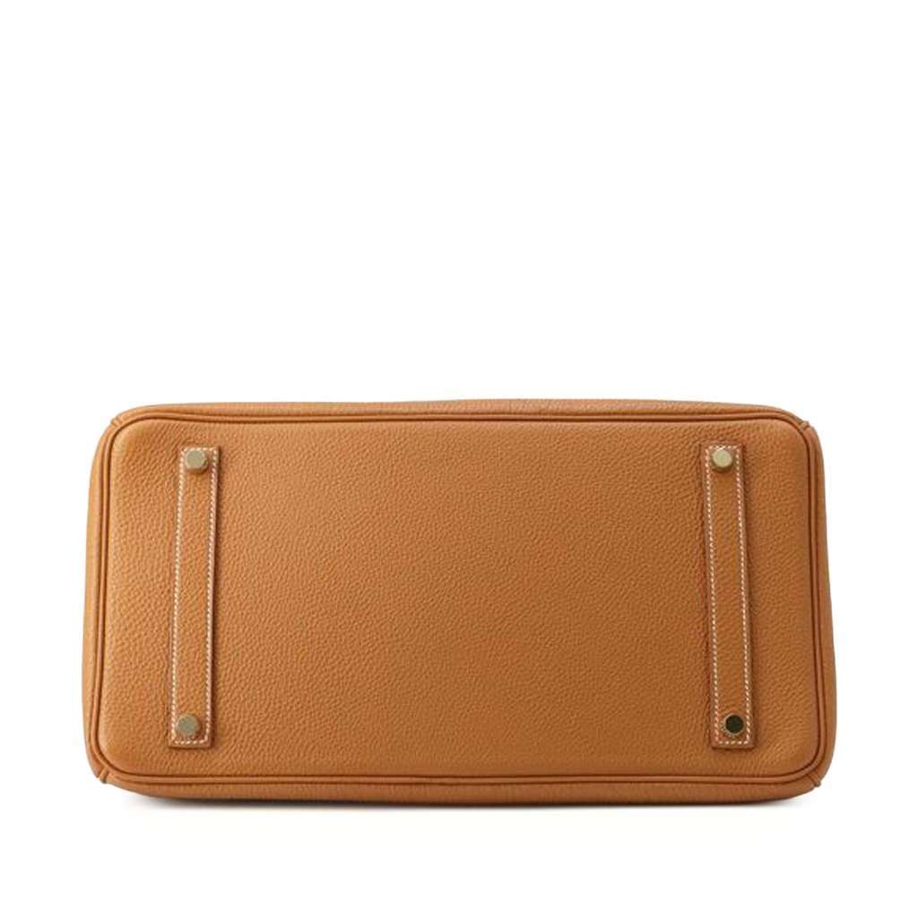 Hermès Togo Birkin Retourne 35 Brown Leather Good condition - Inside View
