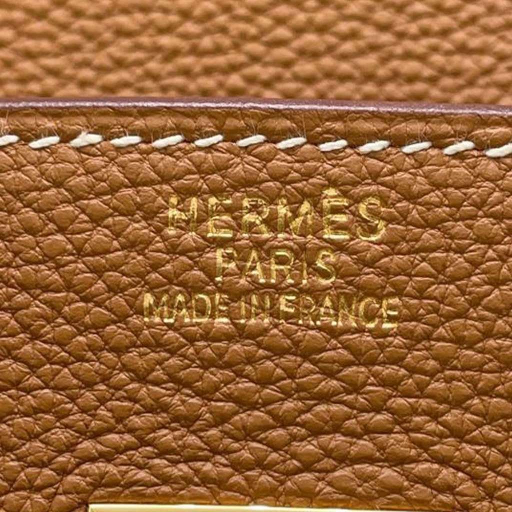 Hermès Togo Birkin Retourne 35 Brown Leather Good condition - Box View