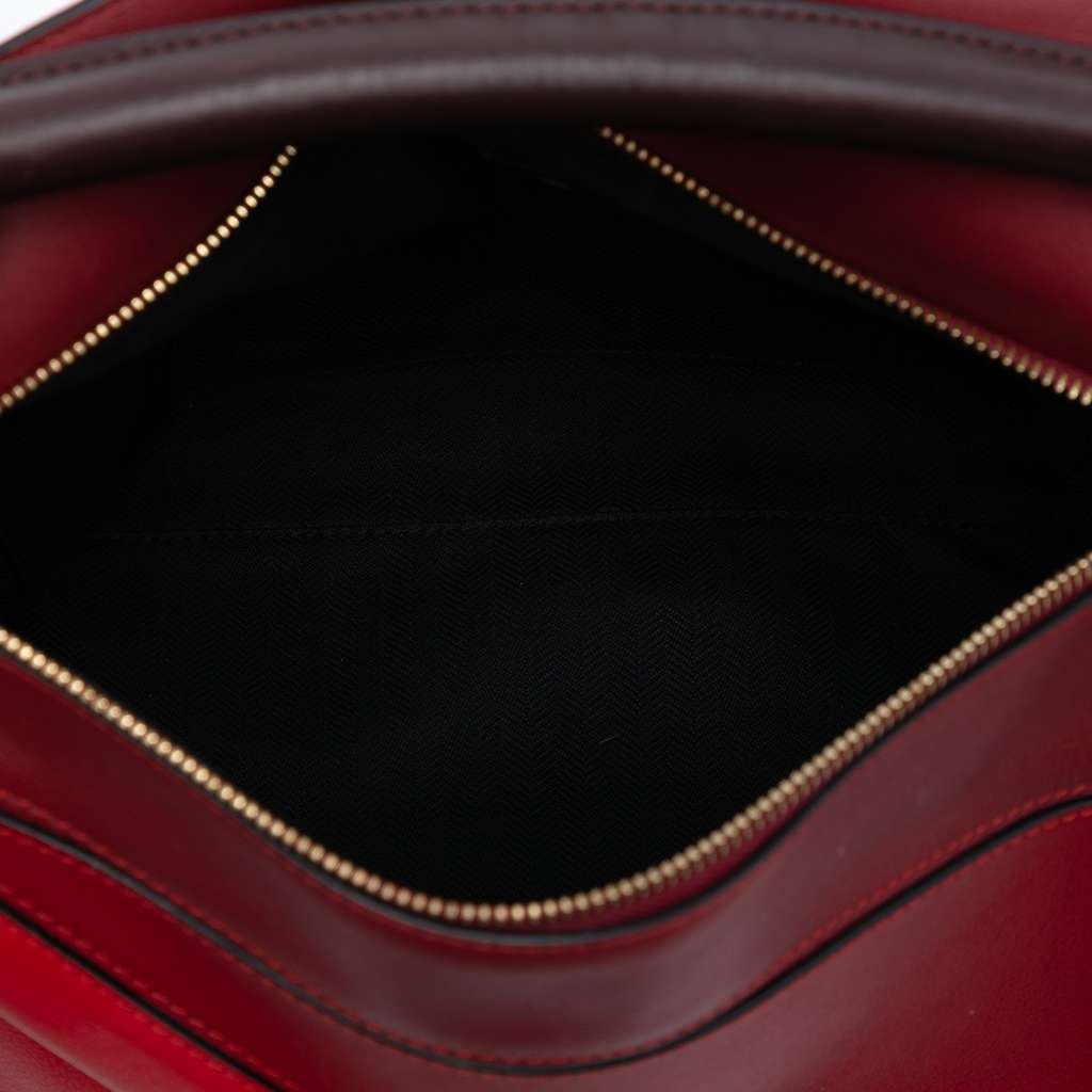 Loewe Medium Tricolor Calfskin Puzzle Satchel Red Leather Very good condition - Model View